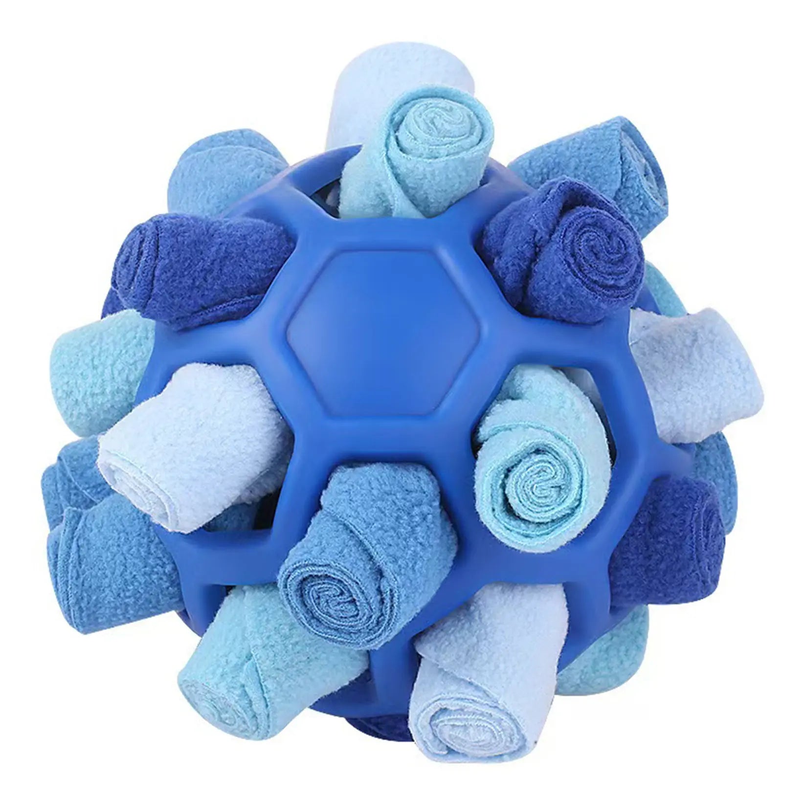 Velvet Interactive Snuffle Ball Toy for Small Dogs - Chewable Puzzle Feeder for Mental Stimulation and Anxiety Relief