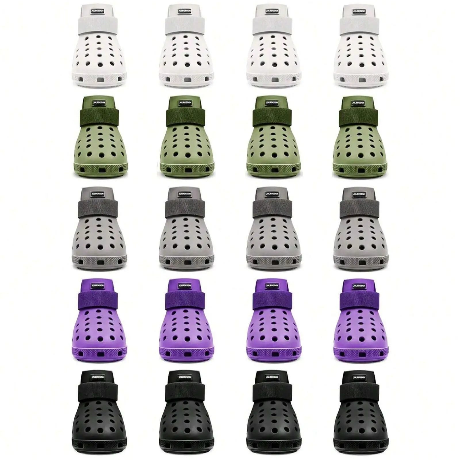 All-Season Breathable Non-Slip Pet Footwear Set of 4 for Enhanced Comfort and Paw Protection for Puppies