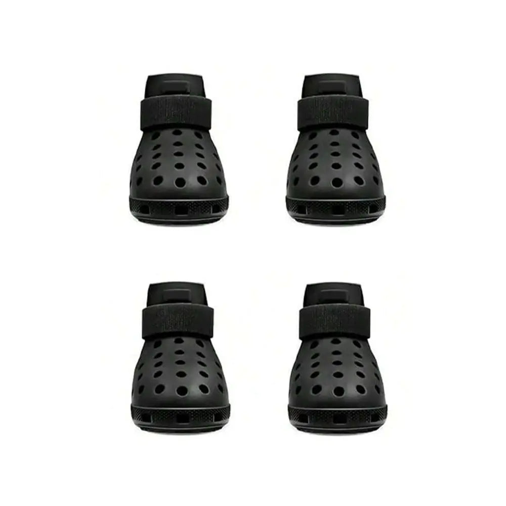 All-Season Breathable Non-Slip Pet Footwear Set of 4 for Enhanced Comfort and Paw Protection for Puppies