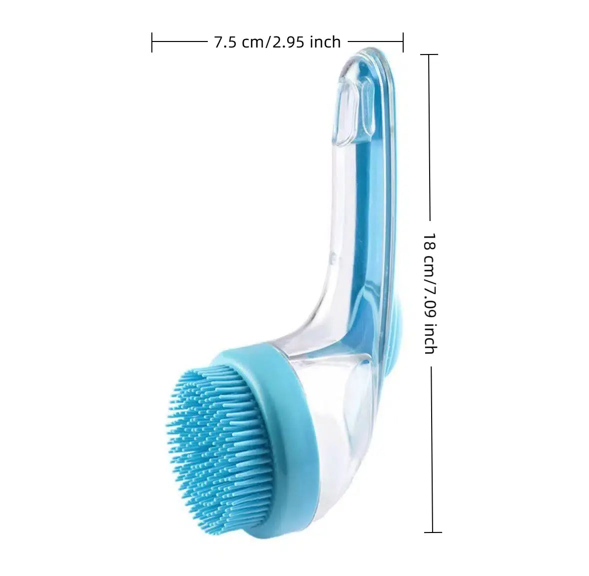2026 New Universal 2-In-1 Pet Bath & Grooming Deshedding Brush with Built-In Soap Dispenser, 8In×3In×4In Gentle Massage Aid for Dogs & Cats, Enhances Beauty/Hair Care, Saves Dry Shampoo, Bathing