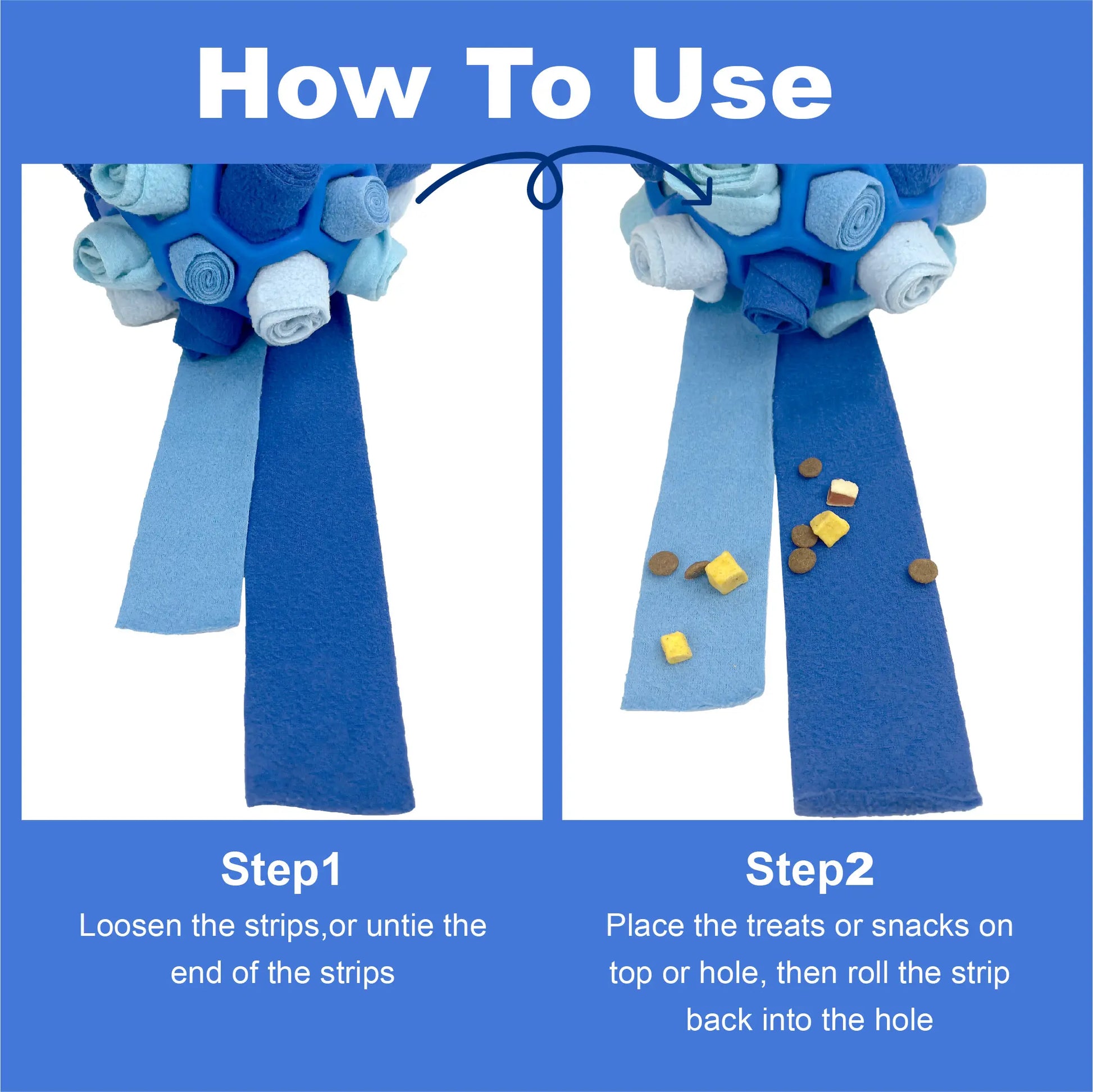 Velvet Interactive Snuffle Ball Toy for Small Dogs - Chewable Puzzle Feeder for Mental Stimulation and Anxiety Relief