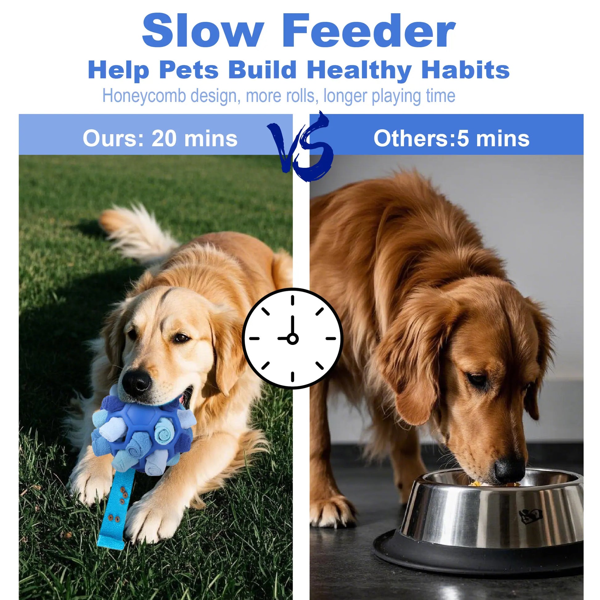 Velvet Interactive Snuffle Ball Toy for Small Dogs - Chewable Puzzle Feeder for Mental Stimulation and Anxiety Relief
